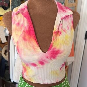 Tie dye crop top